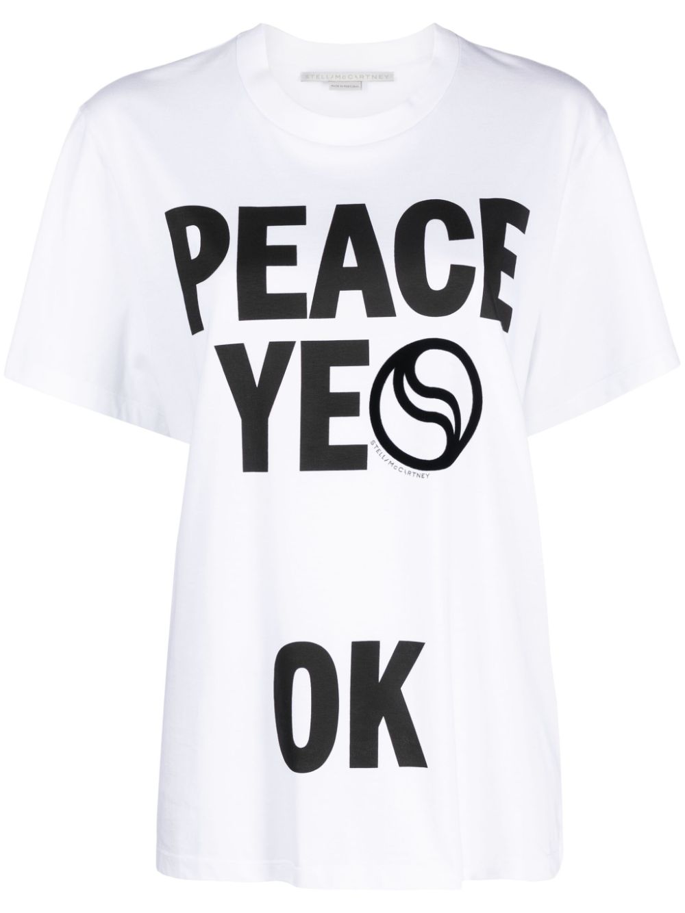 Stella McCartney T-Shirt mit Slogan-Print - Weiß von Stella McCartney