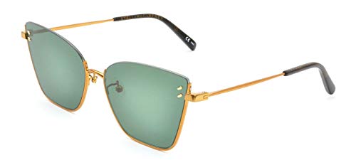 Stella McCartney sonnenbrille SC0182S 001 Gold-grün größe 58 mm Frau von Stella McCartney