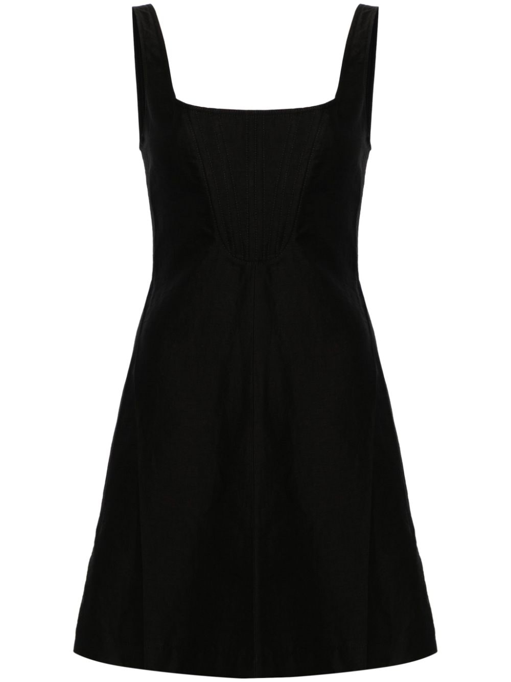 Stella McCartney Minikleid mit eckigem Ausschnitt - Schwarz von Stella McCartney