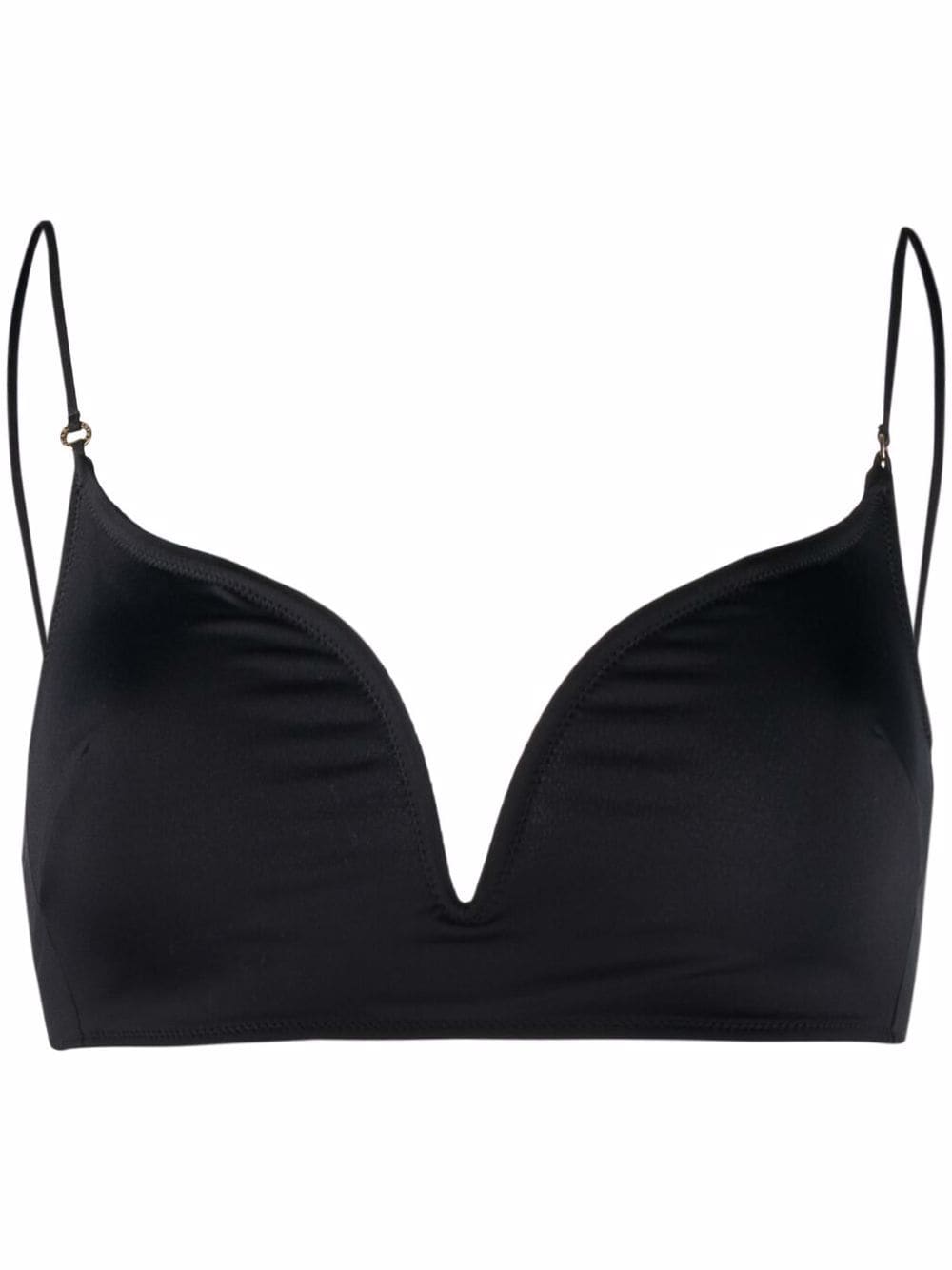 Stella McCartney Bikinioberteil mit Herzausschnitt - Schwarz von Stella McCartney