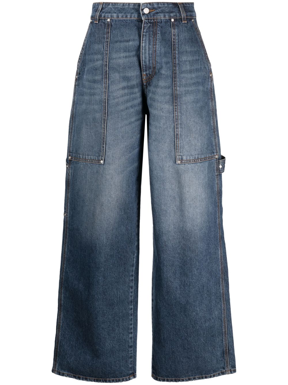 Stella McCartney Jeans mit weitem Bein - Blau von Stella McCartney