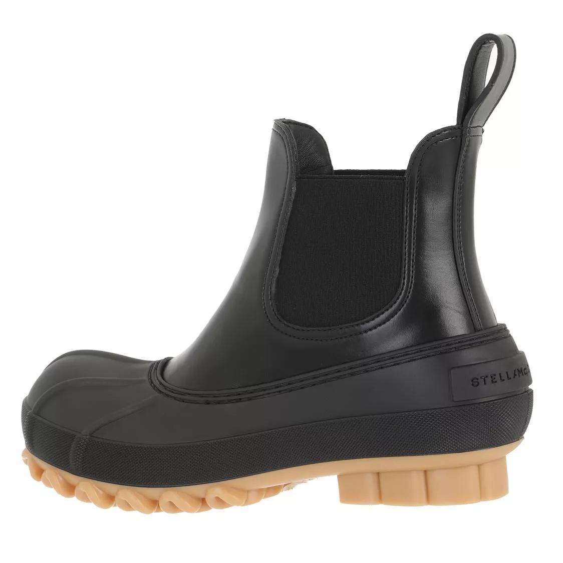 Stella McCartney Boots & Stiefeletten - Boots Leather - Gr. 39 (EU) - in Schwarz - für Damen von Stella Mccartney