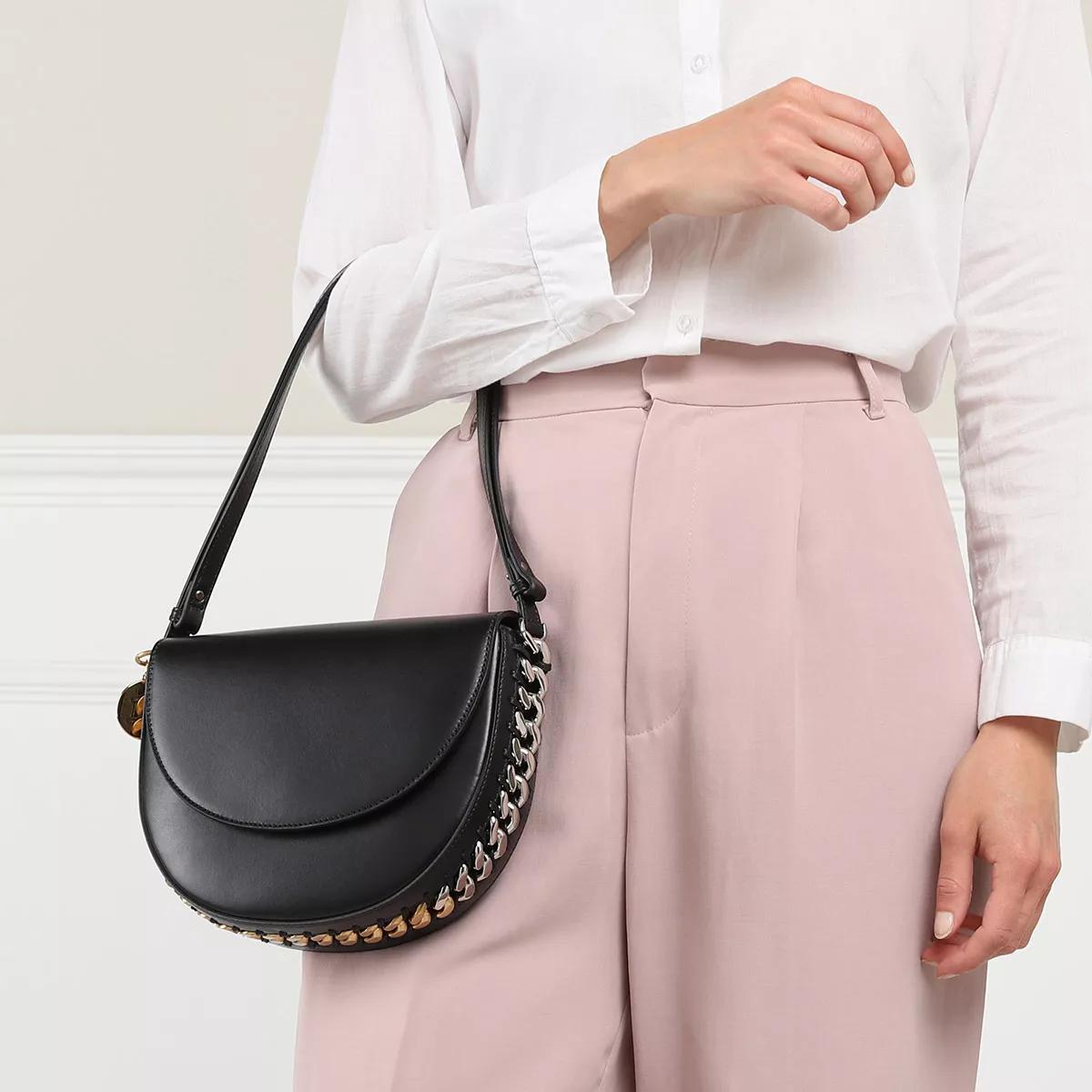 Stella McCartney Crossbody Bags - Medium Flap Shoulder Bag - Gr. unisize - in Schwarz - für Damen von Stella Mccartney