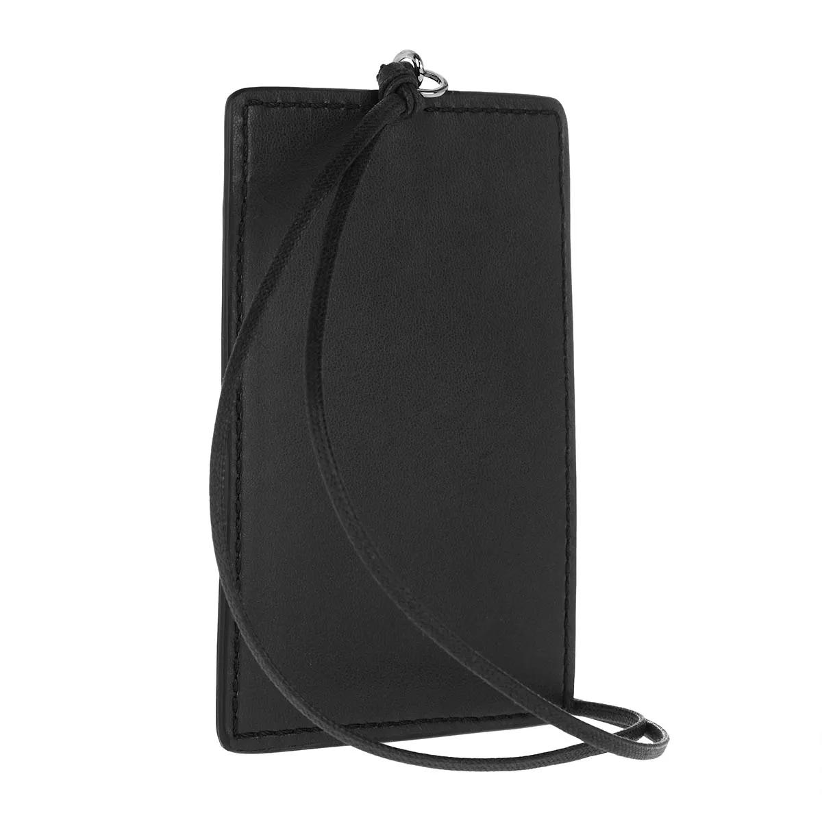 Stella McCartney Portemonnaie - Card Holder Eco Alter Nappa - Gr. unisize - in Schwarz - für Damen von Stella Mccartney