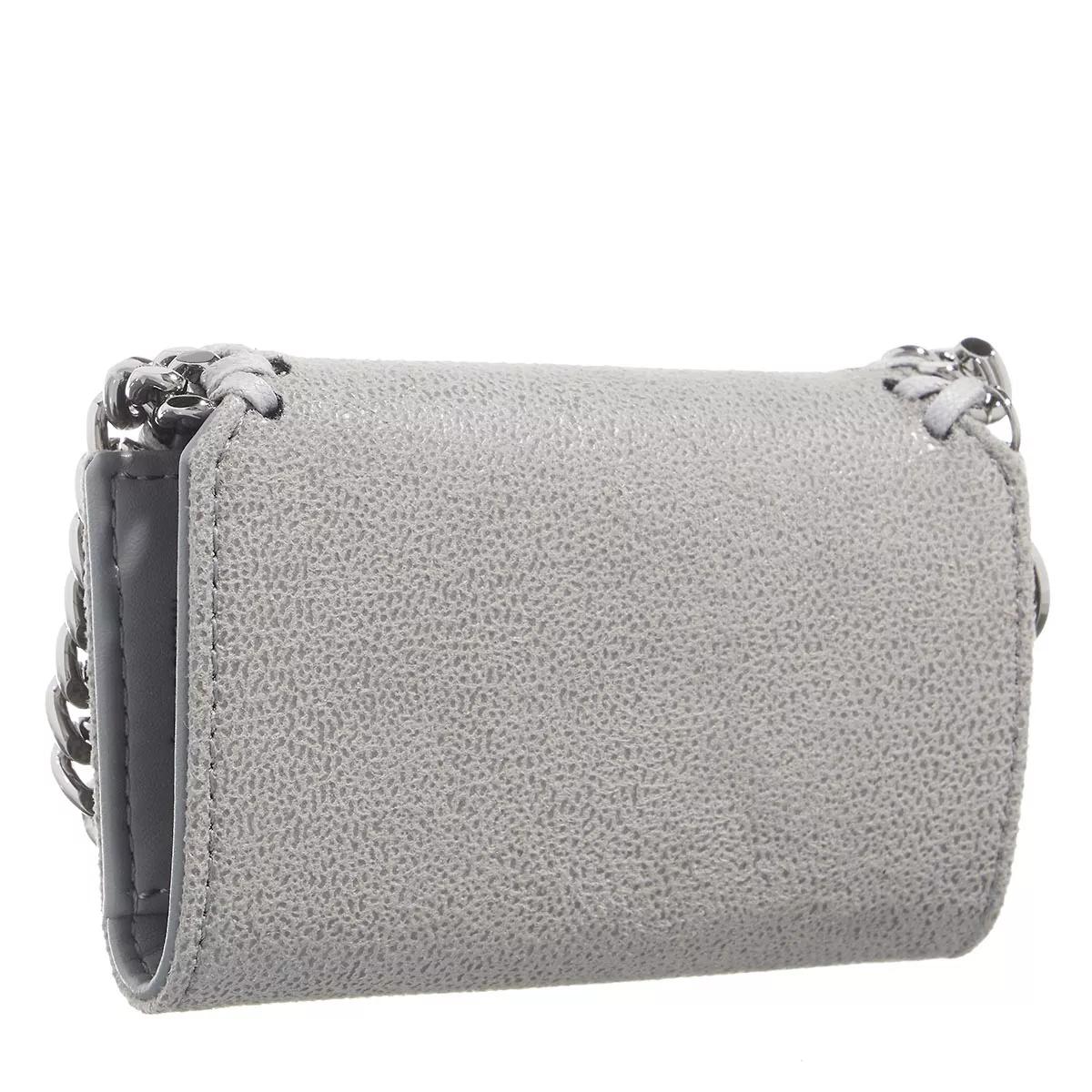 Stella McCartney Portemonnaie - Shaggy Deer Key Chain Case - Gr. unisize - in Grau - für Damen von Stella Mccartney