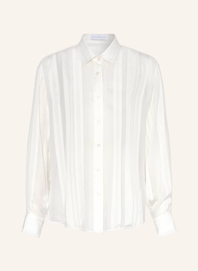 Stella Mccartney Hemdbluse Aus Seide weiss von Stella Mccartney