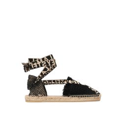 Stella Mccartney Schwarze Gaia Canvas Espadrilles Für Damen von Stella Mccartney