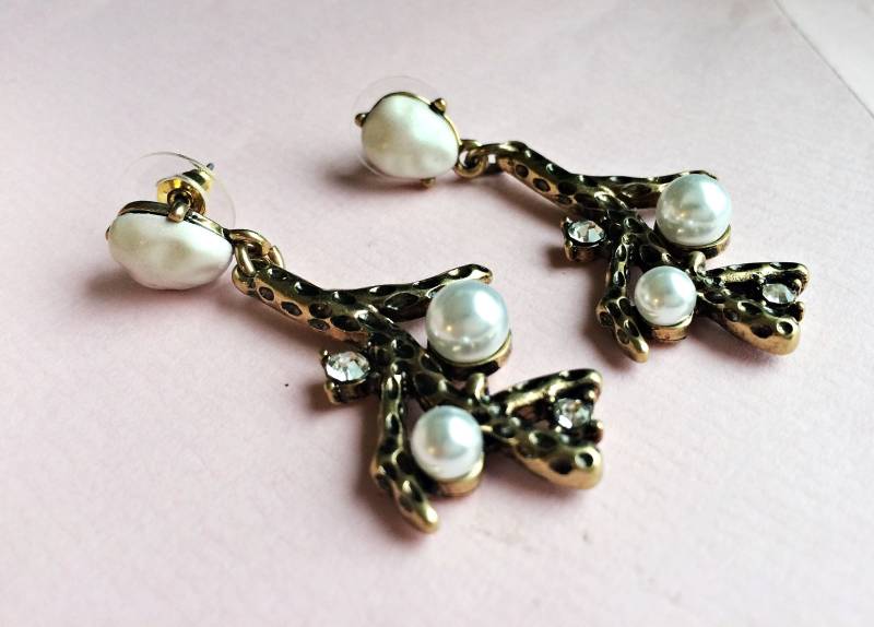 Ohrringe Ast - Baum in Bronze Winder Wonderland Ohrringe Ast - Baum in Bronze Winder Wonderland von StellaKobenhavnShop