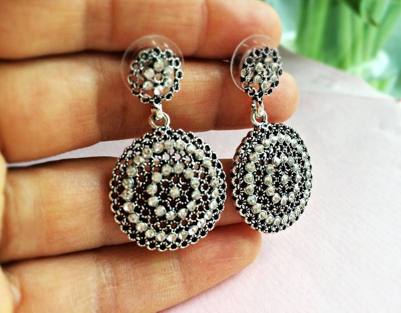 Ohrringe Rund - Ornamente Im Vintage Look von StellaKobenhavnShop