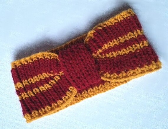 Ohrwärmer Stirnband Sports College Maroon Gold Minnesota Florida Boston Arizona Michigan Team Gear Football Games von StellasKnits