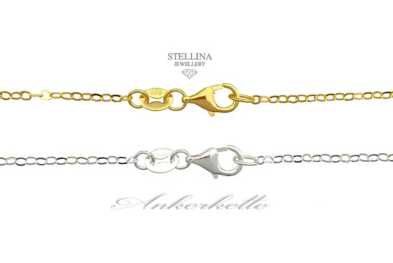 Halskette Silber Und Gold von StellinaJewellery