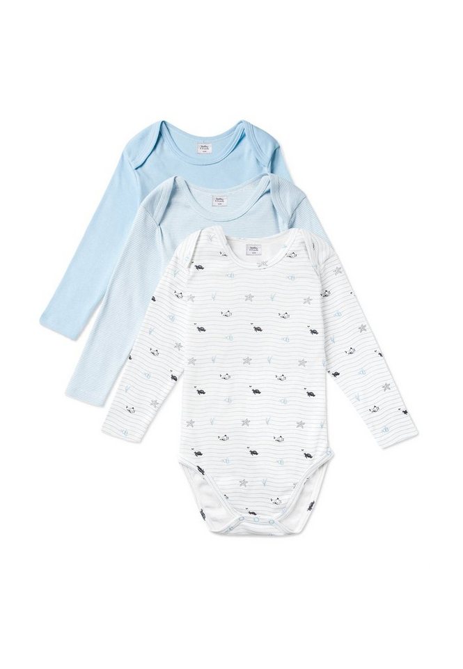 Stellou & friends Langarmwickelbody Stellou and friends Baby-Body Set 3-tlg., langarm von Stellou & friends