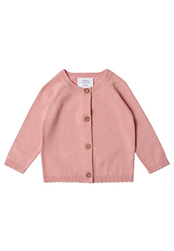 Stellou & friends Strickjacke -Cardigan für Mädchen und Jungen | Hochwertige Baby-Kleidung aus 100% Baumwolle - II V | Gr. 62/68 - Rosa von Stellou & friends