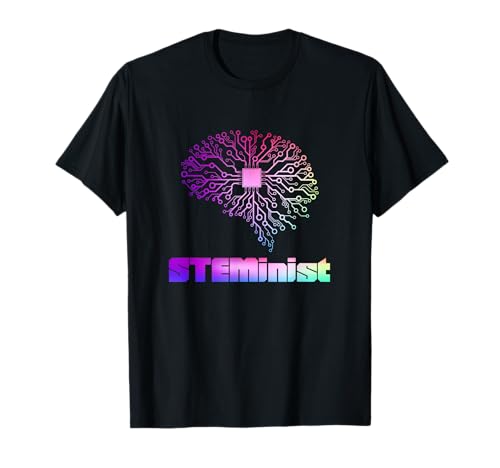 Damen Steminist Shirt Wissenschaftler Frau im Stiel Shirt T-Shirt T-Shirt von Steminist Shirt
