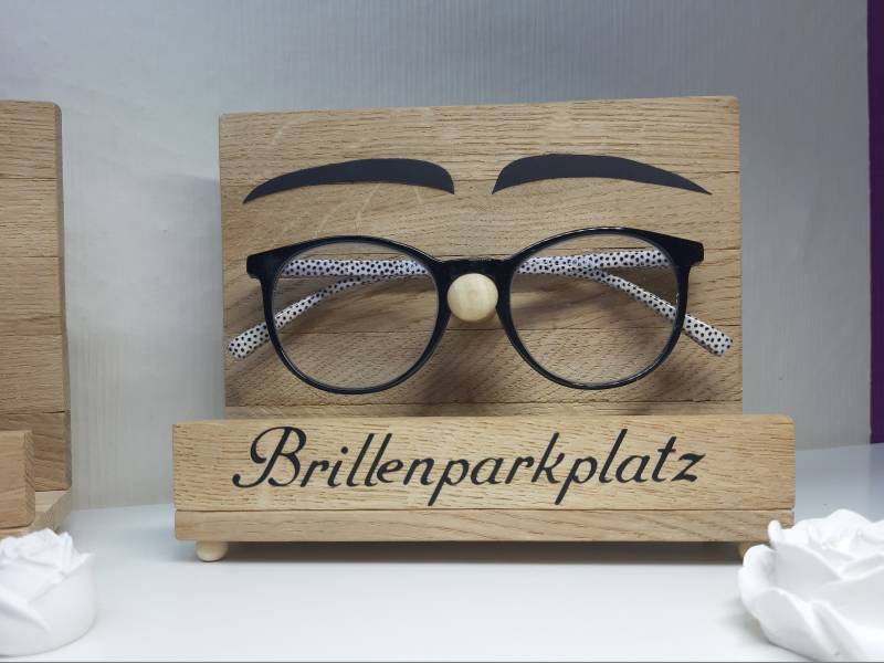 Brillenparkplatz I Geschenk Zu Weihnachten Wichtelgeschenk Brillengarage Geburtstagsgeschenk Geburtstag von Stempelfapi