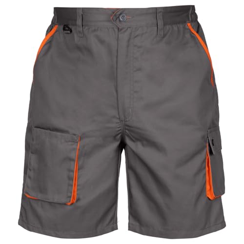 Desman - Herren Shorts/kurzen Arbeitshosen - für den Sommer - Grau EU56 von Stenso