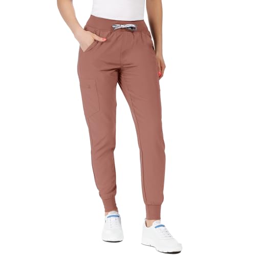 Nobby Medizinische Jogginghose Unisex - Stretch Schlupfhose Männer & Damen - Elastischer Bund Mit Kordelzug - 2 Vorder- & 2 Gesäßtaschen - Cargotasche Mit Reißverschluss Mauve S von Stenso