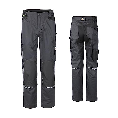 Prisma Arbeitshosen Männer Stretch - Stretch Arbeitshose Herren - Arbeitshose Stretch Männer - Grau mit Elasthan EU48 von Stenso