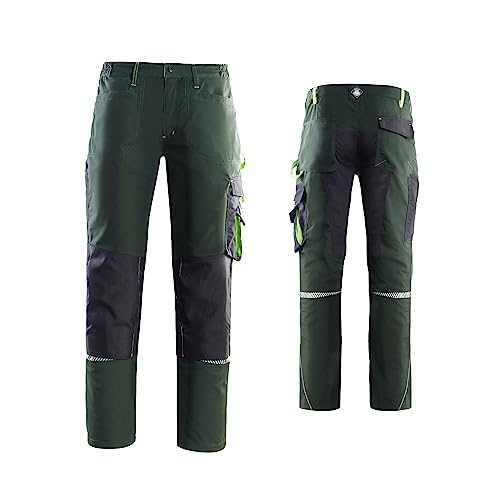 Stenso Prisma Arbeitshosen Männer - Cargohose Herren - Hose Herren Cargo - Arbeitshose Herren - Grün EU48 von Stenso