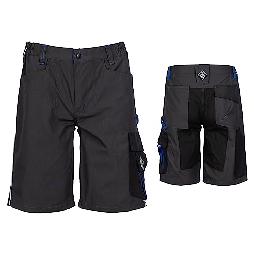 Stenso Prisma Arbeitsshorts - Kurze Arbeitshose Herren - Herren Cargohose Kurz - Arbeitshosen Männer Kurz Grau EU52 von Stenso