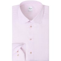 Stenströms Gemustertes Vollzwirn-Hemd aus Twofold Super Cotton, Slimline in 44S von Stenströms