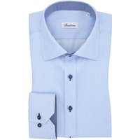 Stenströms Business-Hemd aus Baumwolle mit Streifen, Extralang von Stenströms