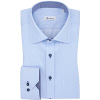 Stenströms Business-Hemd aus Baumwolle mit Streifen, Extralang von Stenströms