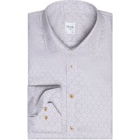 Stenströms Vollzwirn-Hemd aus Twofold Super Cotton mit Kentkragen, Comfort Fit von Stenströms