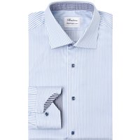 Stenströms Fineliner-Streifenhemd aus Twofold Super Cotton, Slimline von Stenströms