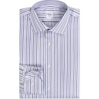 Stenströms Gestreiftes Hemd aus Twofold Super Cotton, Regular Fit in 39 von Stenströms