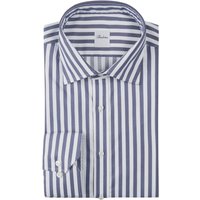 Stenströms Gestreiftes Twill-Hemd aus Twofold Cotton von Stenströms