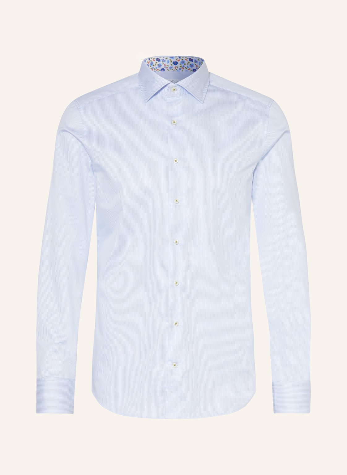 Stenströms Hemd Slim Fit blau von Stenströms