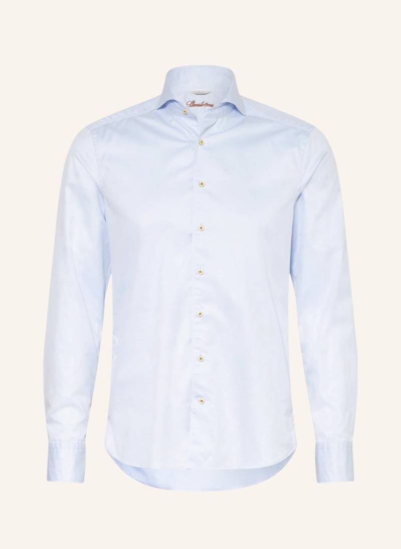 Stenströms Hemd Slim Fit blau von Stenströms