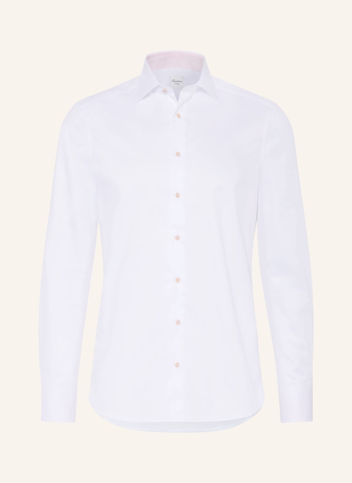 Stenströms Hemd Slim Fit weiss von Stenströms