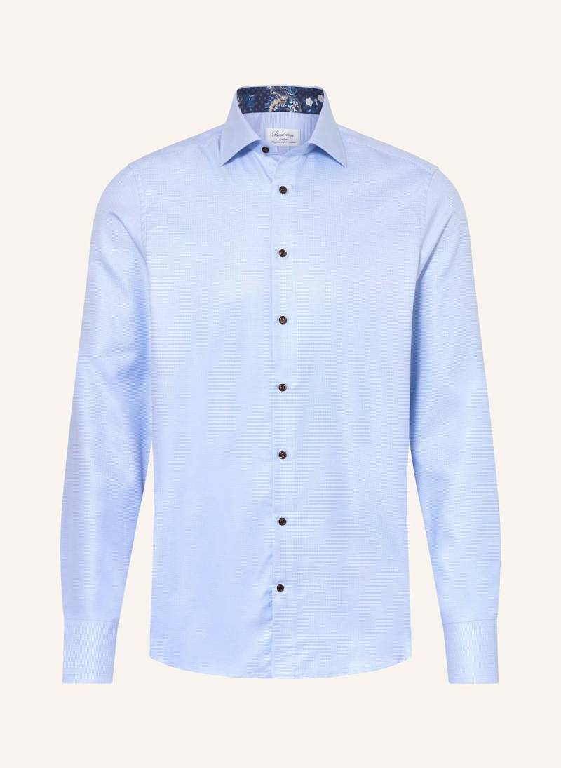 Stenströms Hemd Slimline Fit blau von Stenströms