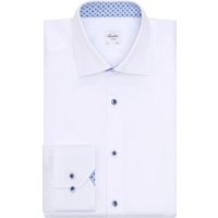 Stenströms Hemd aus Twofold Super Cotton mit Ausputz, Regular Fit in 45 von Stenströms