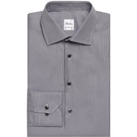 Stenströms Hemd aus Twofold Super Cotton mit Pepita-Muster, Regular Fit in 43 von Stenströms