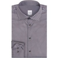 Stenströms Hemd aus Twofold Super Cotton mit Print, Regular Fit in 38 von Stenströms