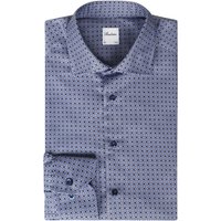 Stenströms Hemd aus Twofold Super Cotton mit Print, Regular Fit in 41 von Stenströms