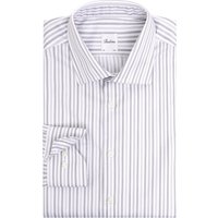 Stenströms Hemd aus Twofold Super Cotton mit Streifen, Slimline in 43S von Stenströms