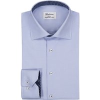 Stenströms Hemd mit Pepita-Muster und Ausputz, Slimline von Stenströms