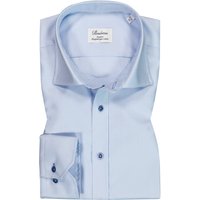 Stenströms Herren Hemd blau gemustert Comfort Fit von Stenströms