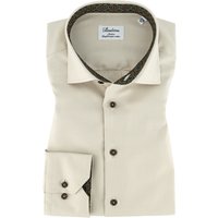 Stenströms Herren Hemd beige gemustert von Stenströms