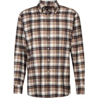 Stenströms Herren Hemd beige kariert von Stenströms