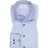 Stenströms Herren Hemd blau meliert von Stenströms