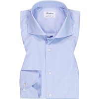 Stenströms Herren Hemd blau Baumwolle von Stenströms