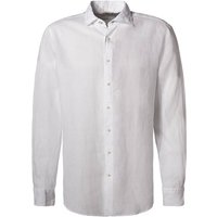 Stenströms Herren Hemd weiß Leinen von Stenströms