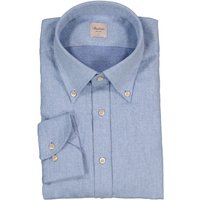 Stenströms Herren Hemd blau meliert von Stenströms