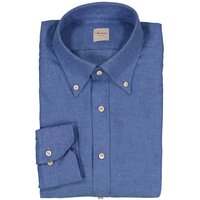 Stenströms Herren Hemd blau meliert von Stenströms