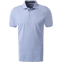 Stenströms Herren Polo-Shirt blau Baumwoll-Piqué von Stenströms